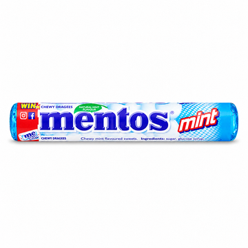Mentos Mint Chewy Dragees 38g