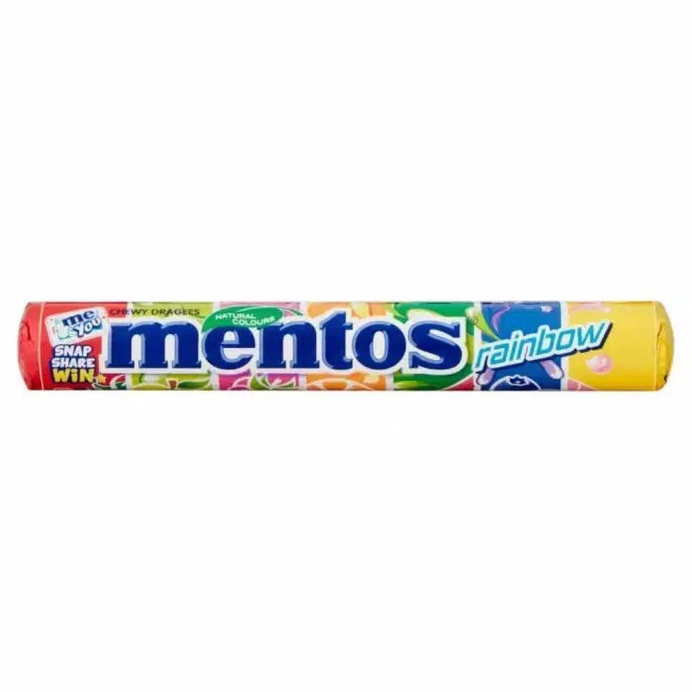 Mentos Rainbow Chewy Dragees 37.5g - Giant Bradley's Online Sweet Shop