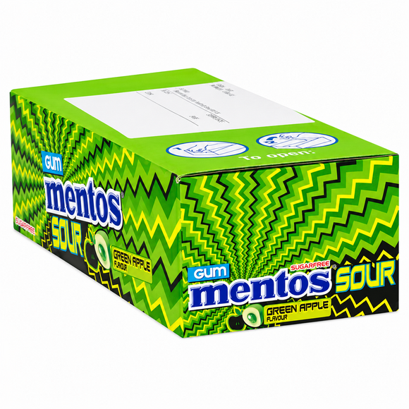 Mentos Sour Gum Apple Flavour 30g