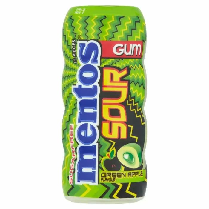 Mentos Sour Gum Apple Flavour 30g