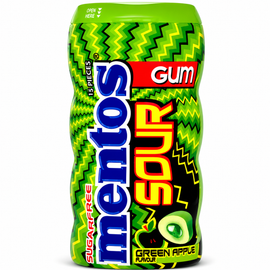 Mentos Sour Gum Apple Flavour 30g