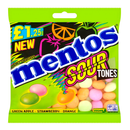 Mentos Sour Tones Chewy Dragees Bag 135g PMP
