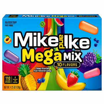 Mike And Ike Mega Mix Theatre Box 120g