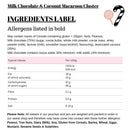 Milk Chocolate & Coconut Macaroon Cluster