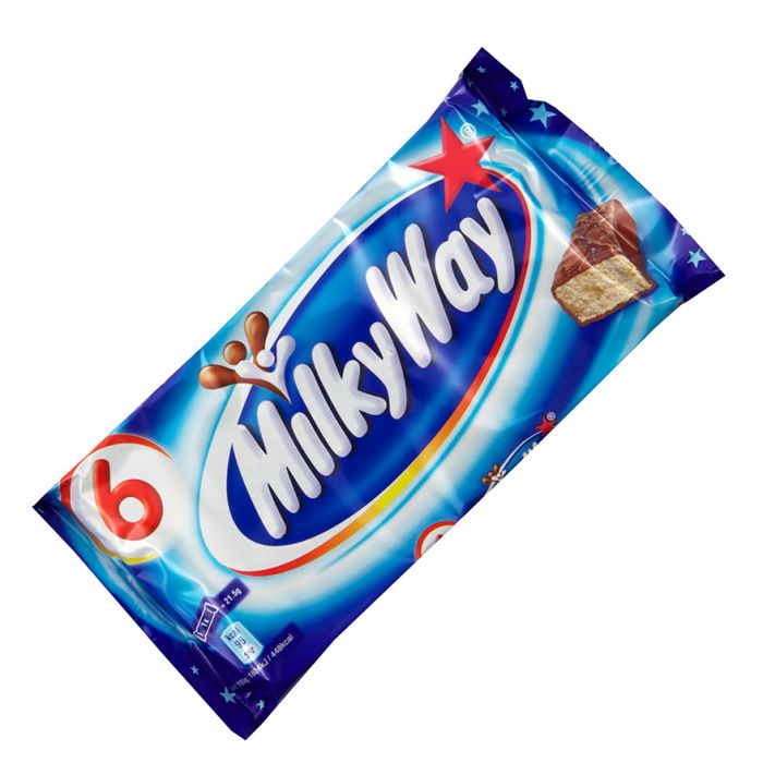 Milky Way Chocolate Bars 6 Pack 129g