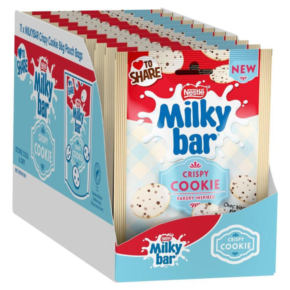 Milkybar Buttons Crispy Cookie White Chocolate Sharing Bag 86g