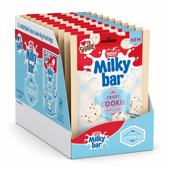 Milkybar Buttons Crispy Cookie White Chocolate Sharing Bag 86g