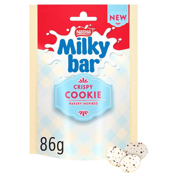 Milkybar Buttons Crispy Cookie White Chocolate Sharing Bag 86g