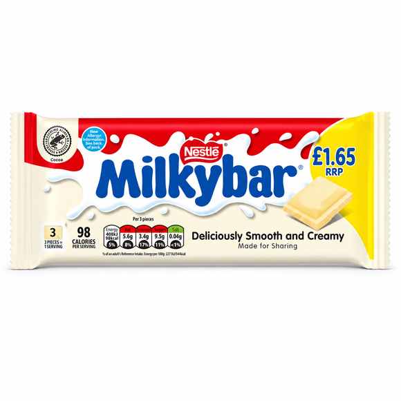 Milkybar White Chocolate Sharing Bar 90g PMP
