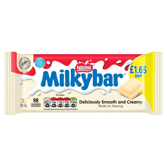 Milkybar White Chocolate Sharing Bar 90g PMP