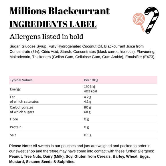 Millions Blackcurrant