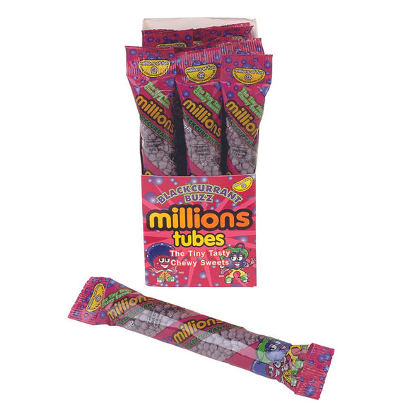 Millions Blackcurrant Tubes 55g
