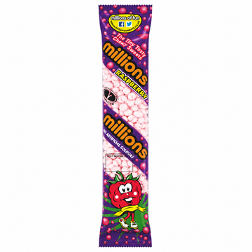 Millions Raspberry Tubes 55g