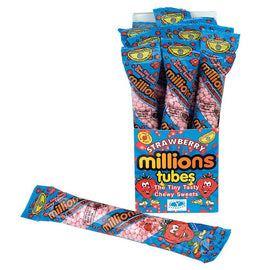 Millions Strawberry Tubes 55g