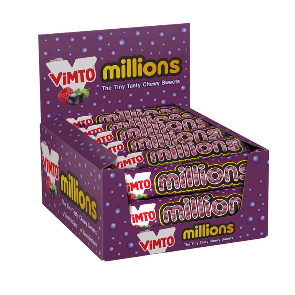 Millions Vimto Tube 55g - Giant Bradley's Online Sweet Shop