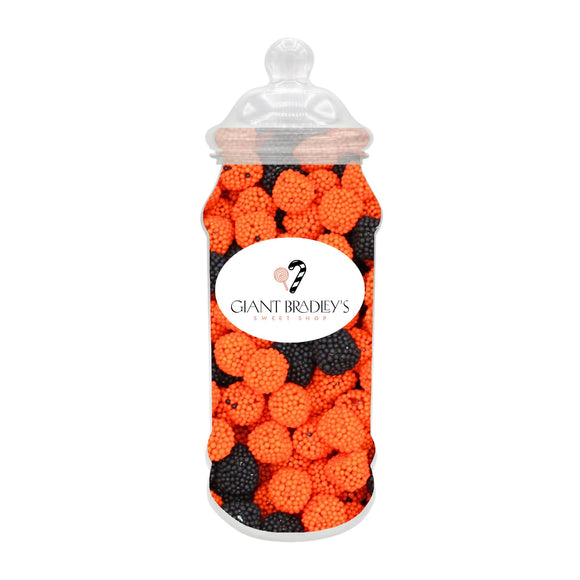 Mini Black & Orange Dots