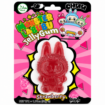Monster Labubu Strawberry Jelly Gum 50g