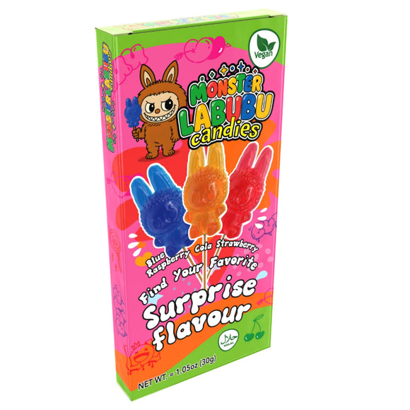 Monster Labubu Surprise Flavour Lollipop 30g