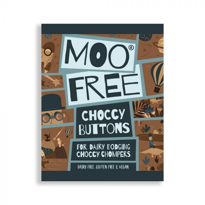 Moo Free Original Choccy Buttons Bag 25g