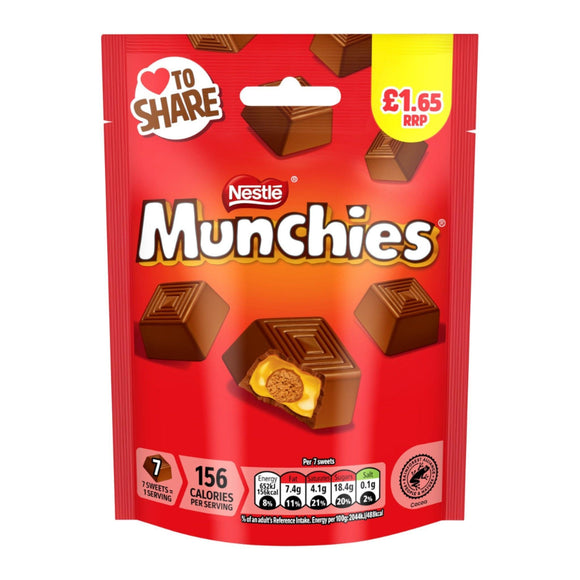 Munchies Milk Chocolate Sharing Pouch 81g