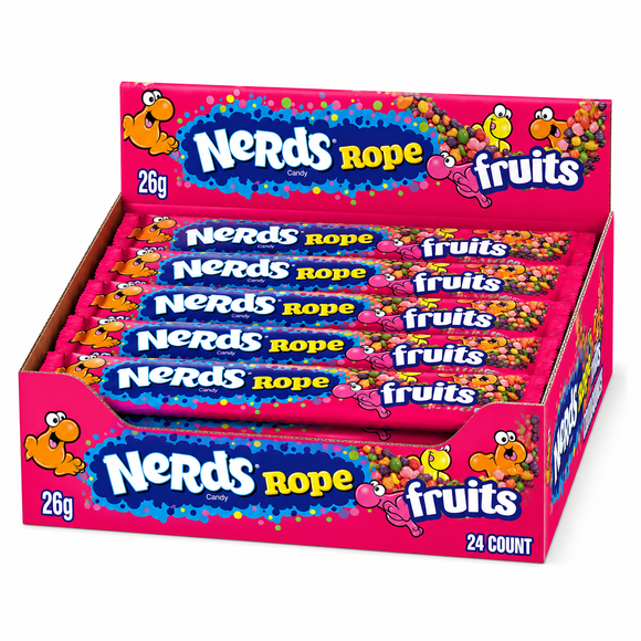 Nerds Rope Fruit Flavour Candy 26g