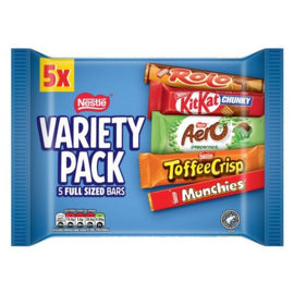 Nestle Chocolate Bar Selection Variety 5 Pack