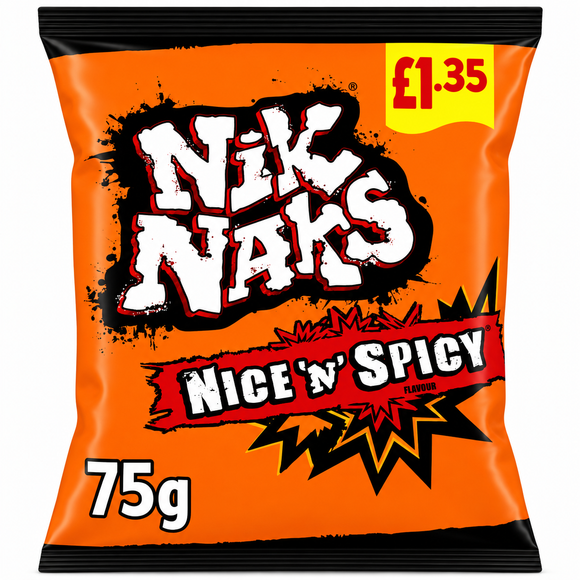 Nik Naks Nice 'N' Spicy 75g PMP