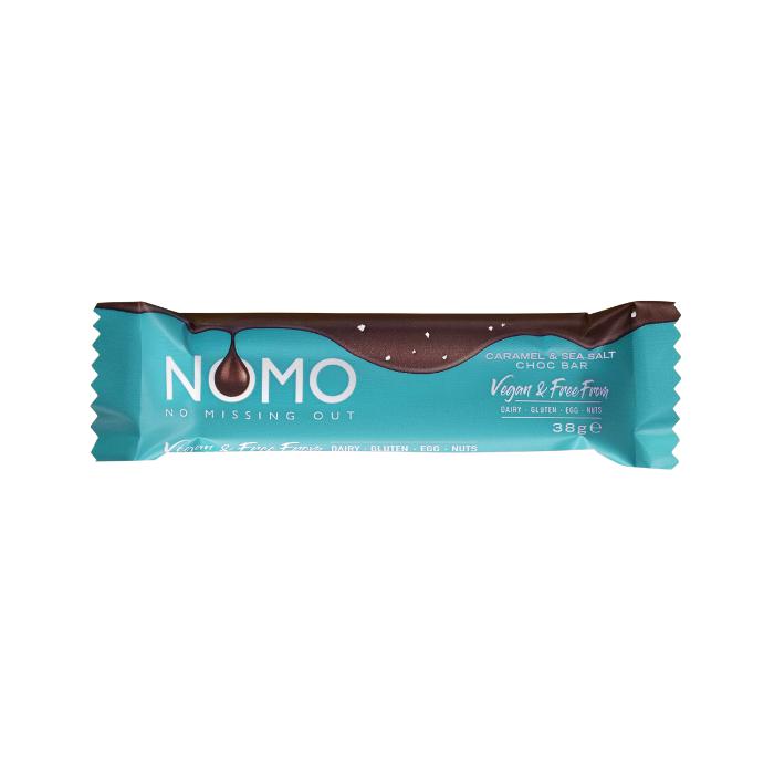 Nomo Vegan Caramel & Sea Salt Chocolate Bar 38g