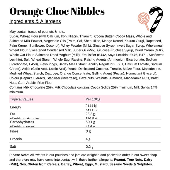 Orange Choc Nibbles