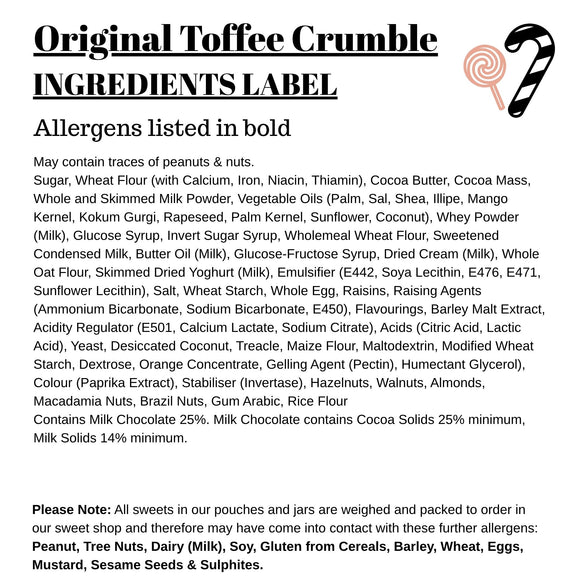Original Toffee Crumble