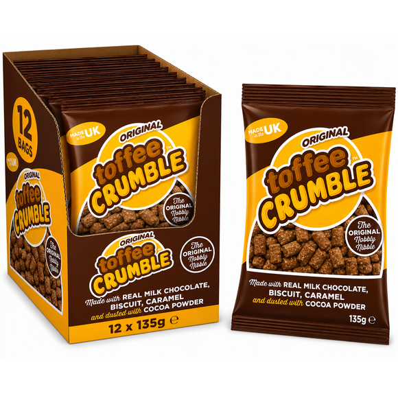 Original Toffee Crumble Bags 150g