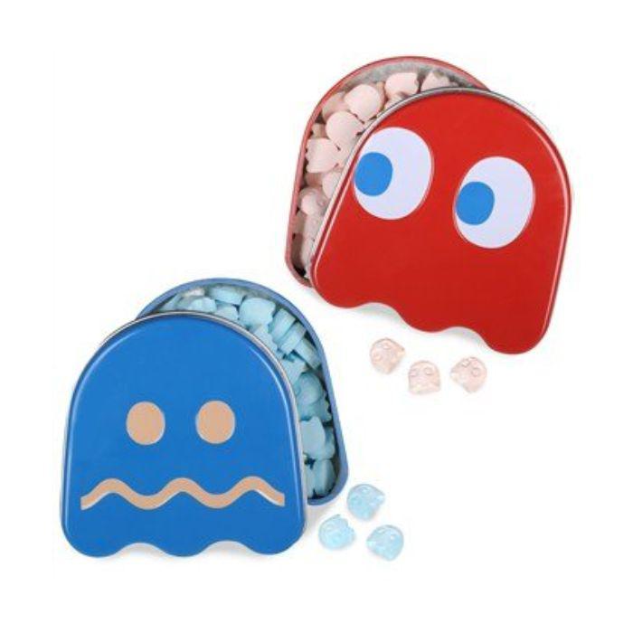 Pac-Man Red or Blue Ghost Sours Tin 28.3g