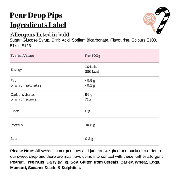 Pear Drop Pips