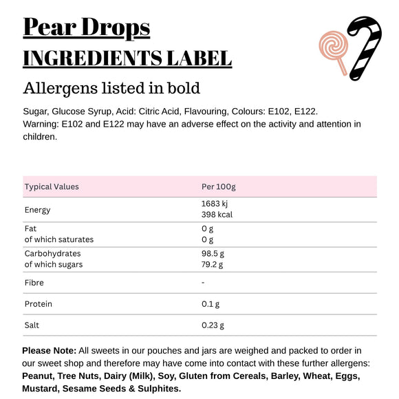 Pear Drops