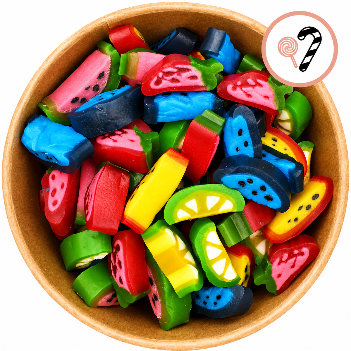 Peelable Sweets Candy Salad Bowl 700g – Giant Bradley's Online Sweet Shop