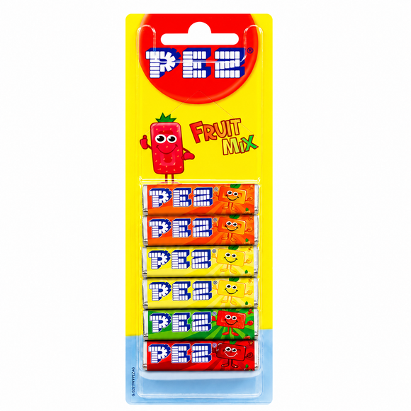 Pez Fruit Mix Refills 6 Pack