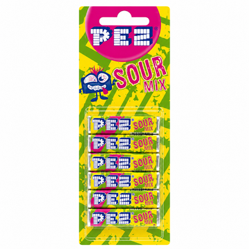 Pez Sour Refill 6 Pack 51g