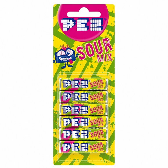 Pez Sour Refill 6 Pack 51g