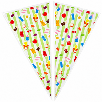 Pick 'N' Mix Sweet Cone Bags x 50 Pack (Empty)