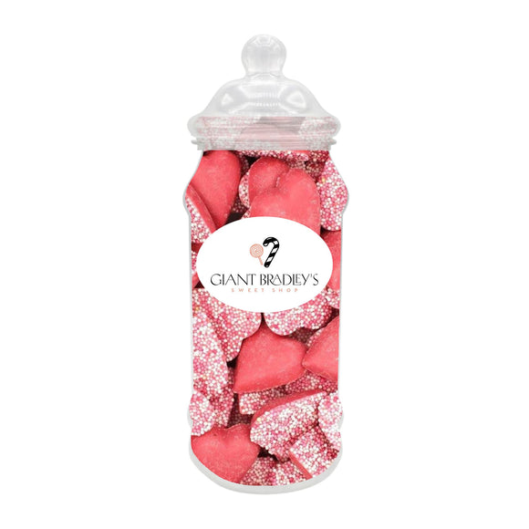 Pink Chocolate Hearts