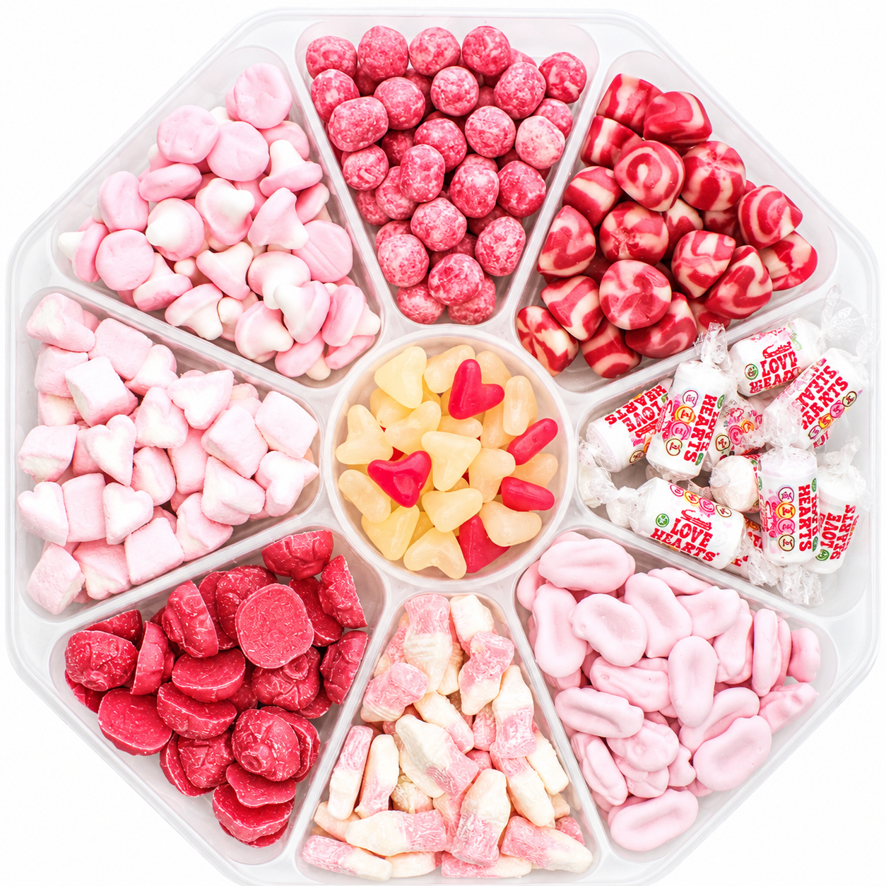 Pink Sweet Platter 1kg – Giant Bradley's Online Sweet Shop