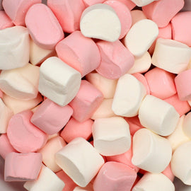 Pink & White Marshmallow Tubes 1kg
