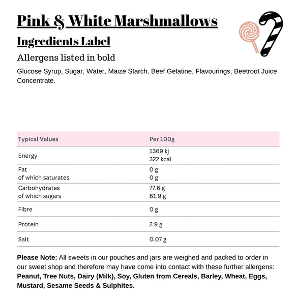 Pink & White Marshmallows