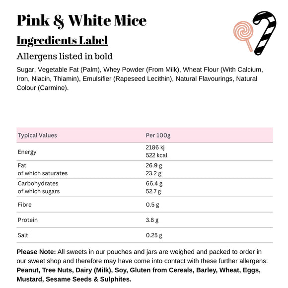 Pink & White Mice