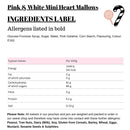Pink & White Mini Heart Mallows