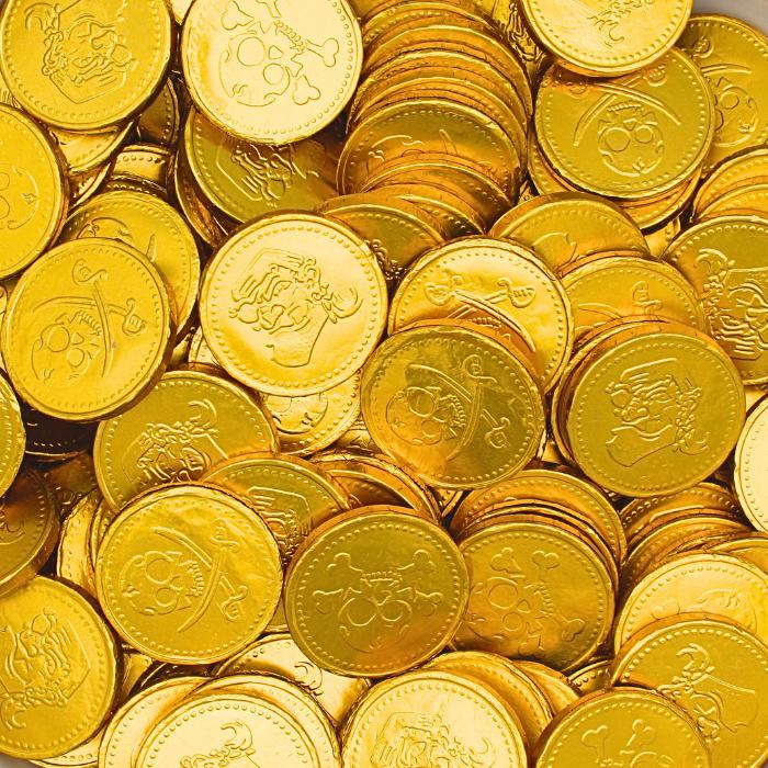Pirate Gold Milk Chocolate Coins