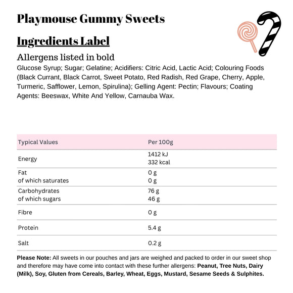 Playmouse Gummy Sweets