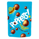 Poppets Milk Chocolate Coated Salted Caramel Fudge Pouch 130g