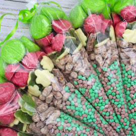 Prefilled Sweet Shop Made Block Videogame Sweet Cone