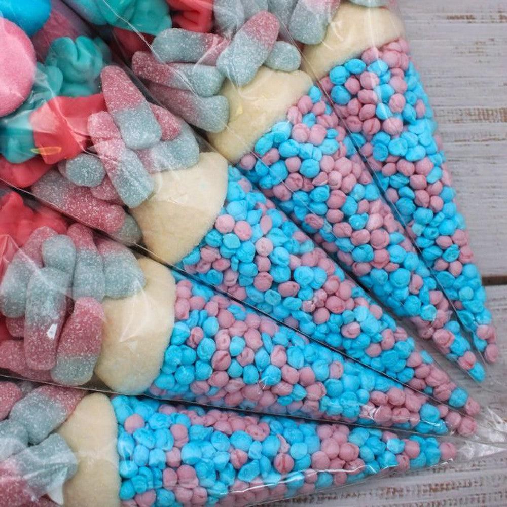 Prefilled Sweet Shop Made Gender Reveal Sweet Cone – Giant Bradley's ...